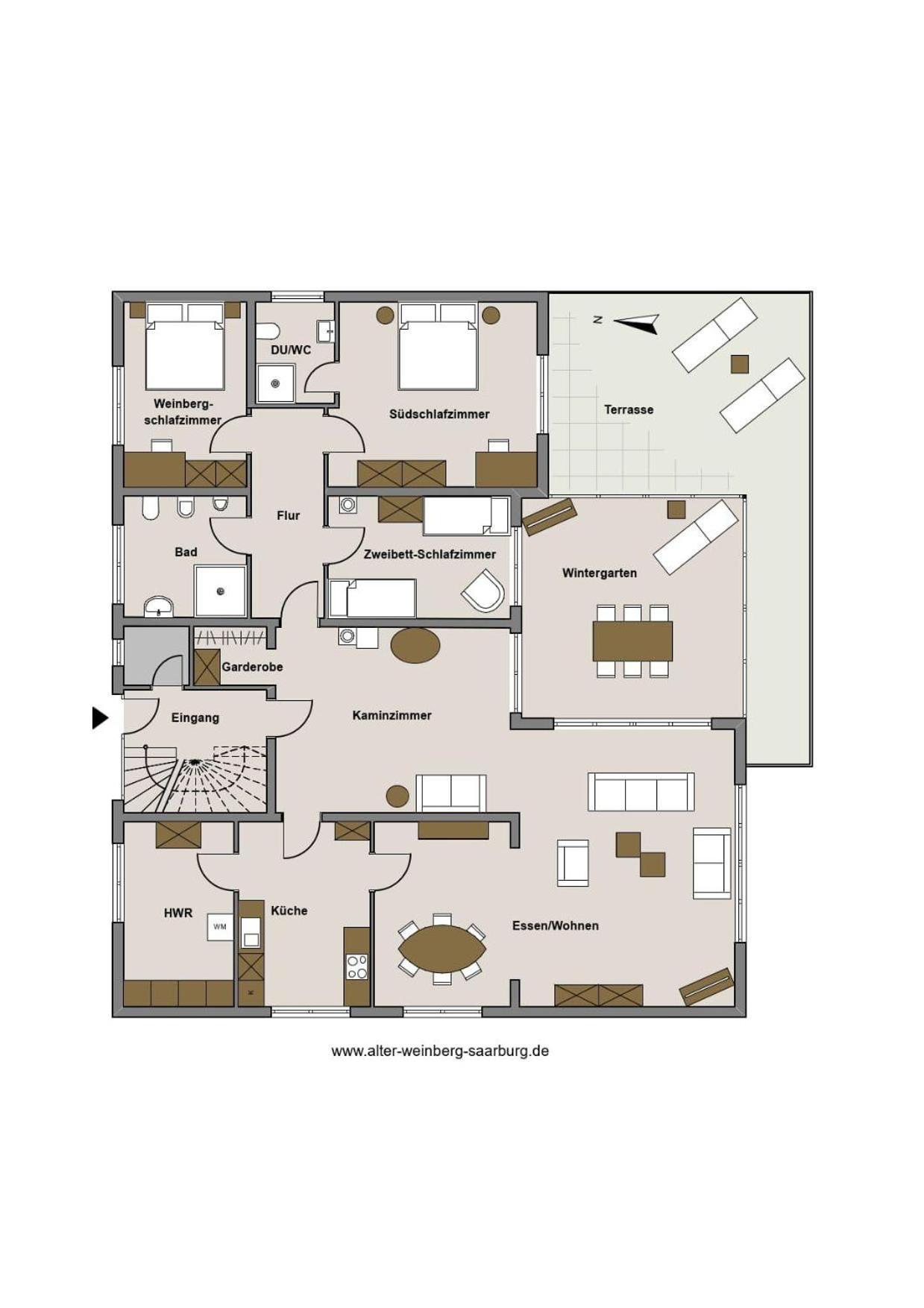 Ferienwohnung Alter Weinberg Saarburg Ngoại thất bức ảnh